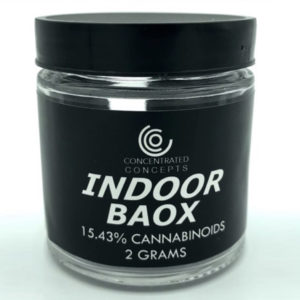 Concentrated Concepts Hemp CBD Smokable Flower- Baox Indoor 2g