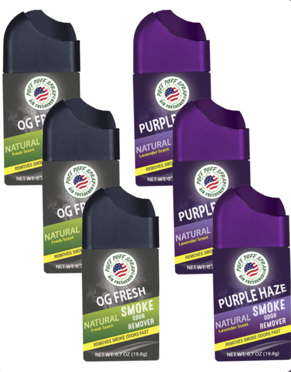 Puff Puff Travel Smoke Eliminating Spray - 2 Scents