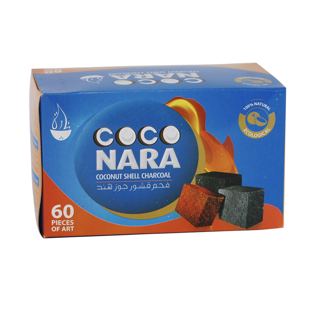 Coconara Hookah Coconut Charcoals 20pc, 60pc, 120pc - Image 2