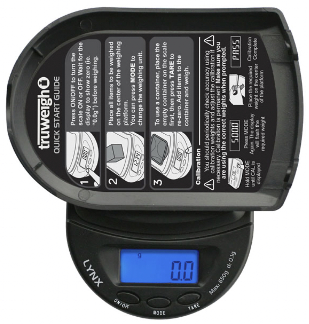 Truweigh Lynx Digital Mini Scale 600g x .1g