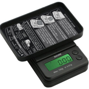 Truweigh Gauge Digital Mini Scale 100g x .01g