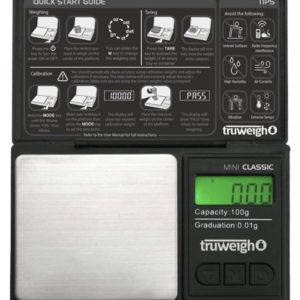 Truweigh Mini Classic Digital Scale 100g x .01g