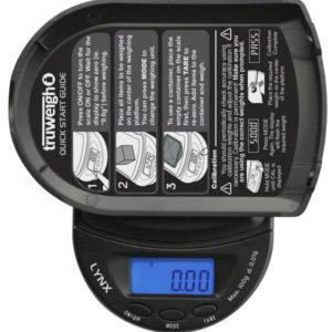 Truweigh Lynx Digital Mini Scale 100g x .01g