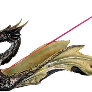 Dragon Holding Skull Incense Burner