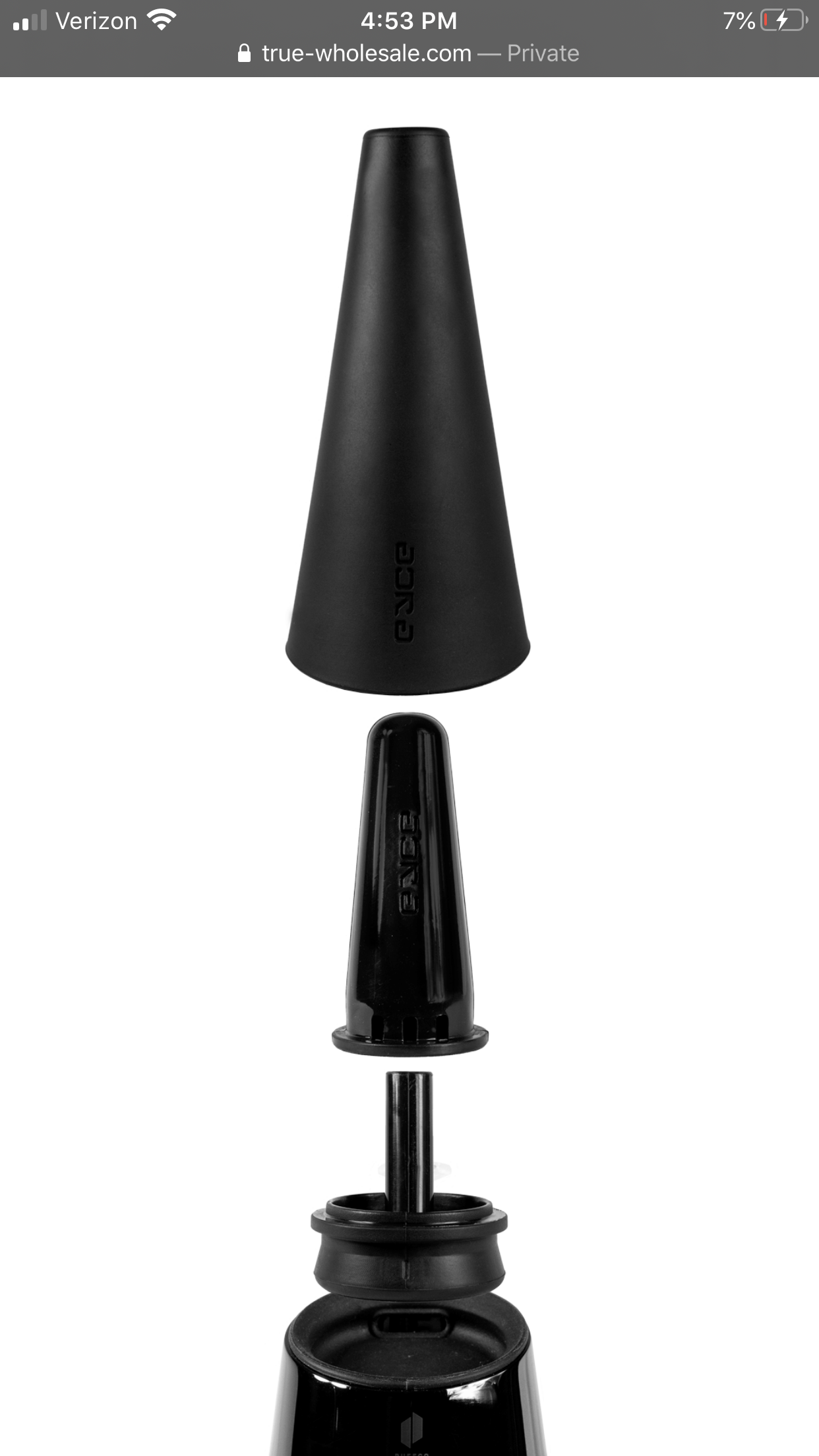 Eyce Silicone Puffco Peak Attachment - Image 2