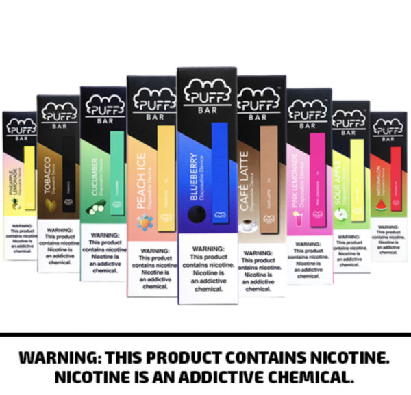 Puff Bar Disposable Bar - Various Flavors