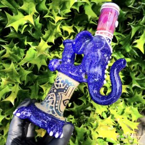 Snoops Glass Blue Blizzard Elephant Rig