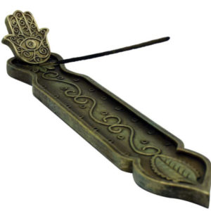 10.5” Hamsa Hand Incense Burner