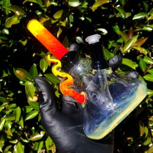 ILoveFrankGlass Yellow/Red Beaker