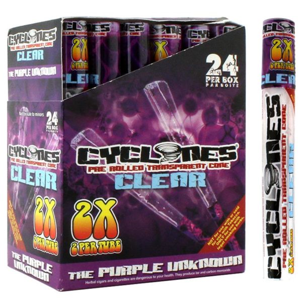 Cyclones Purple Unknown Clear Cones