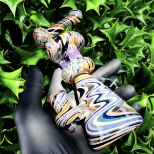 PST Glass Worked Banger Hanger