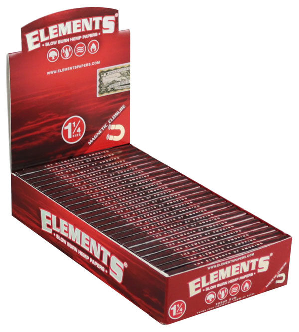 Elements Hemp Rolling Papers 1 1/4