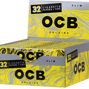OCB Solaire Slim Rolling Papers & Tips