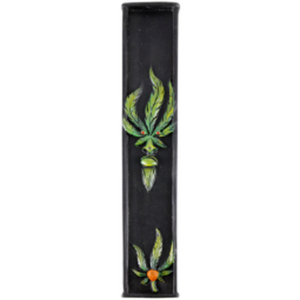 Incense Burner - Polyresin - Leaf Face