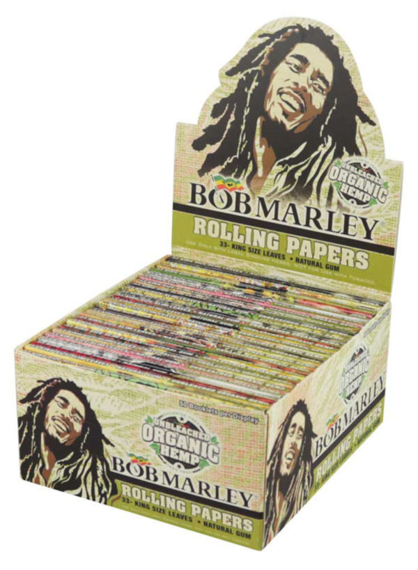 Bob Marley Rolling Papers Organic Hemp - Kingsize