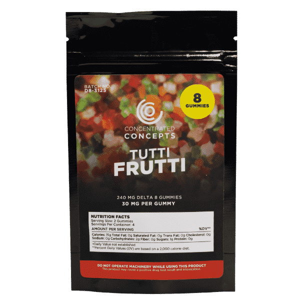 Concentrated Concepts Delta 8 Gummies 8ct - Various Flavors - Image 7