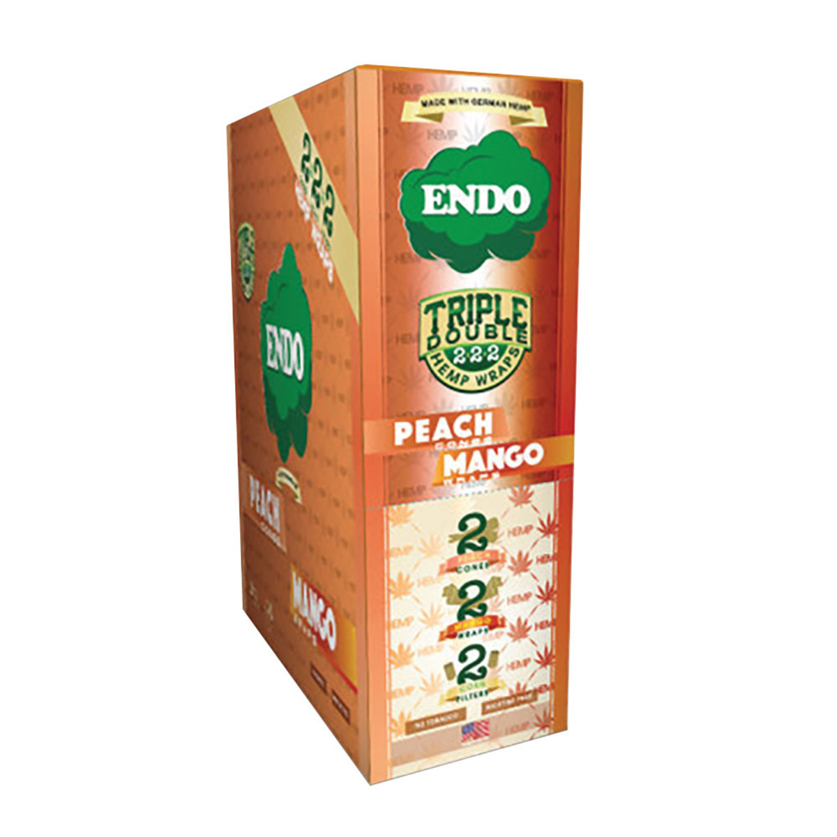 Endo Triple Double Hemp Wraps/Cones/Filters Combo - Image 3