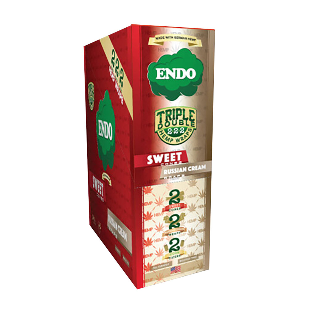 Endo Triple Double Hemp Wraps/Cones/Filters Combo - Image 4