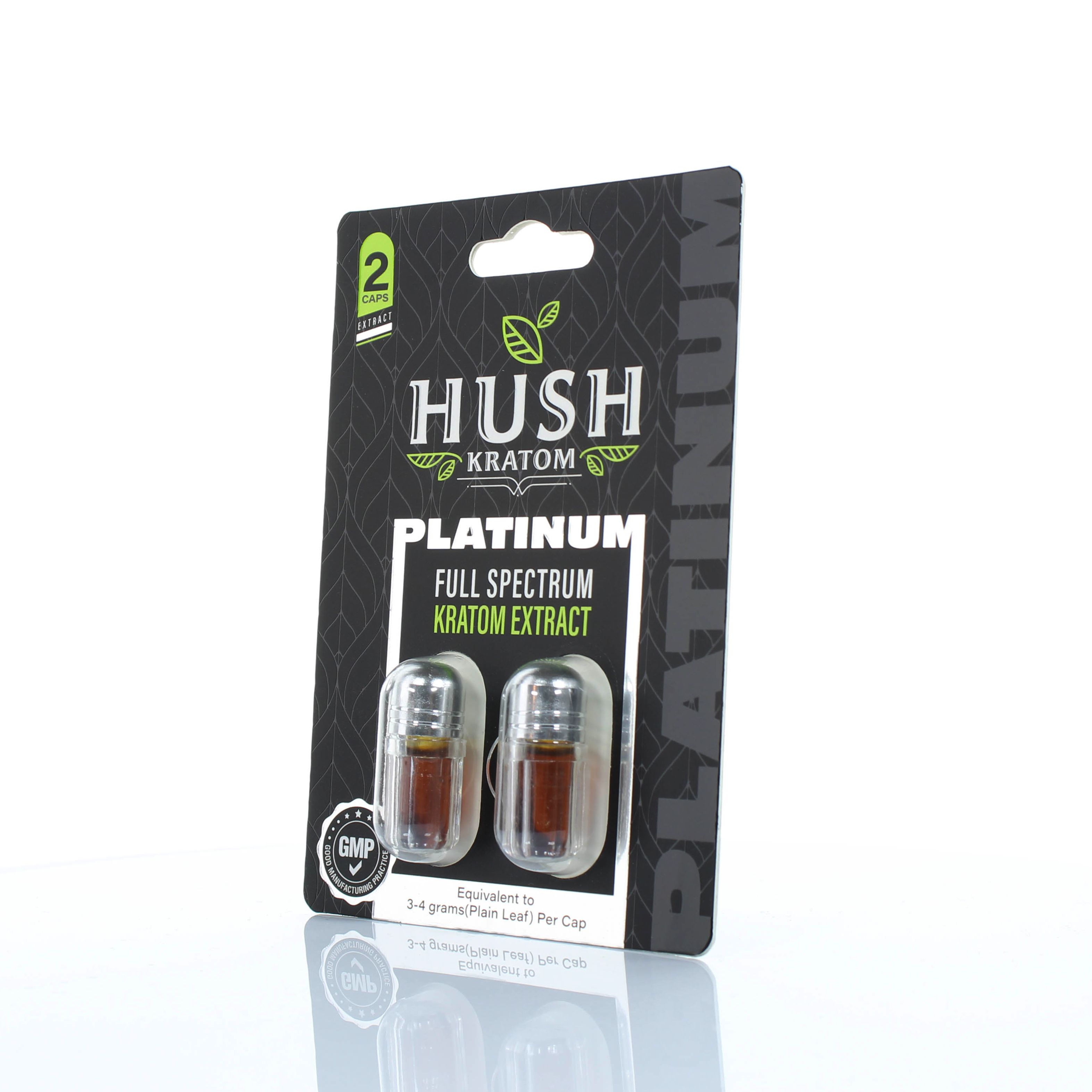 Hush Kratom Platinum Liquid Gels 2ct