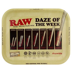 Raw Daze Of The Week Rolling Tray