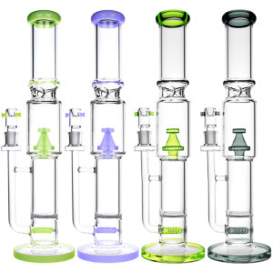 Dual Chamber Diffuser Perc Water Pipe | 18"