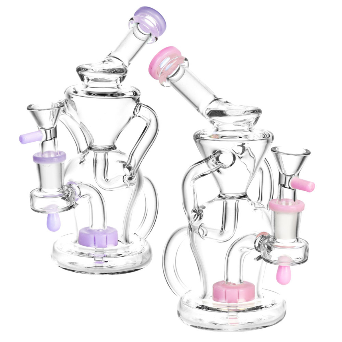 Infinite Cosmos Recycler Water Pipe | 7"