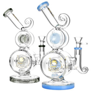 Lookah Glass Good Fortune Water Pipe | 10"