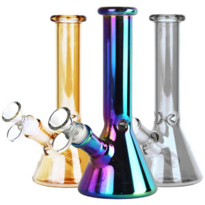 Oil Slick Beaker Water Pipe | 8"