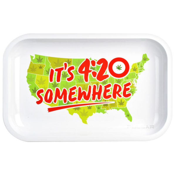 Pulsar Metal Rolling Tray | 420 Somewhere | 11"x7"