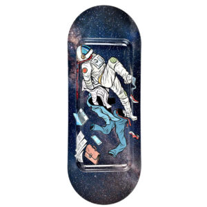 Pulsar SK8Tray Metal Rolling Tray | Super Spaceman 7.25"x19.75"