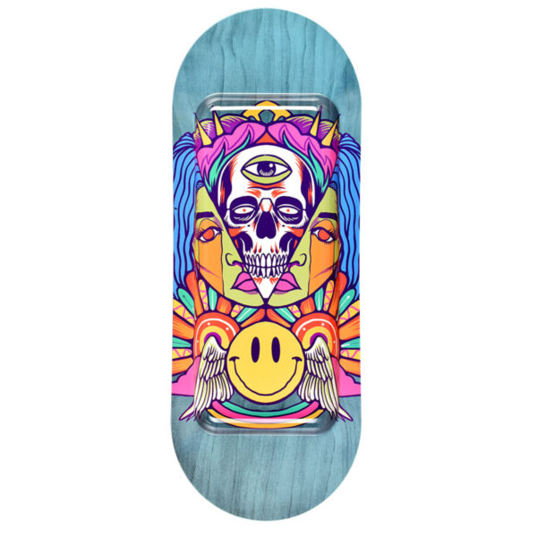 Pulsar SK8Tray Metal Rolling Tray | Trippin' | 7.25"x19.75"