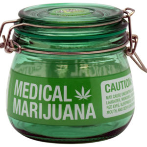 Medical Mary Jane Glass Jar - Multiple Sizes