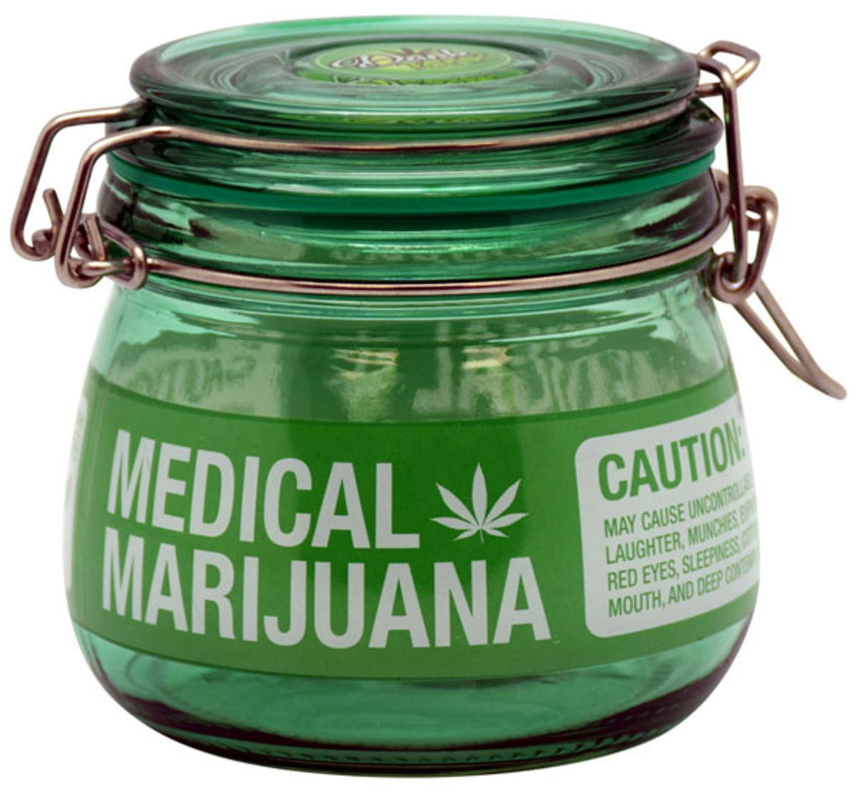 Medical Mary Jane Glass Jar - Multiple Sizes