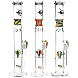 Pulsar Candy Swirl Tube Water Pipe | 16"