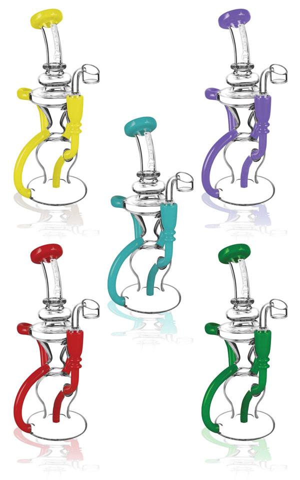 Pulsar Crazy Legs Recycler Rig - 9"