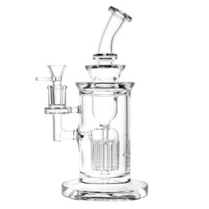 Pulsar Glass Tree Perc Recycler Water Pipe - 9"
