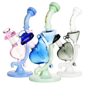 Pulsar Heart Recycler Water Pipe | 8.5"