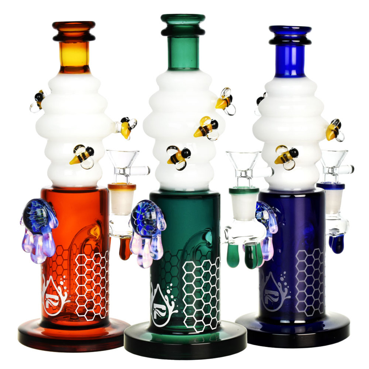 Pulsar Killa Bees Water Pipe | 9.5"