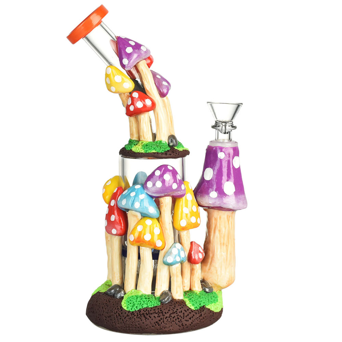 Pulsar Shroom Forest Water Pipe | 9"