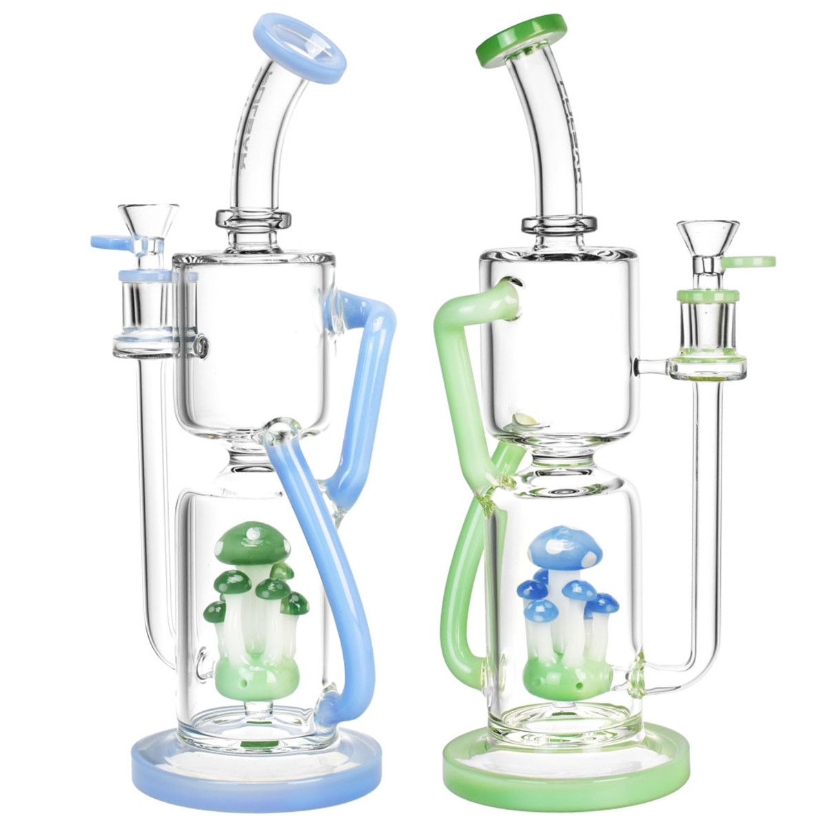 Pulsar Shroom Recycler Water Pipe | 12"