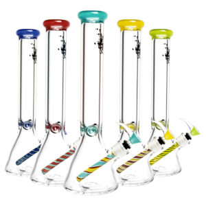 Pulsar Water Pipe w/ Worked Downstem | 16"