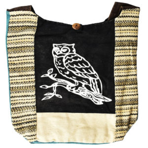 ThreadHeads Night Owl Screenprinted Sling Bag | 15"x15"