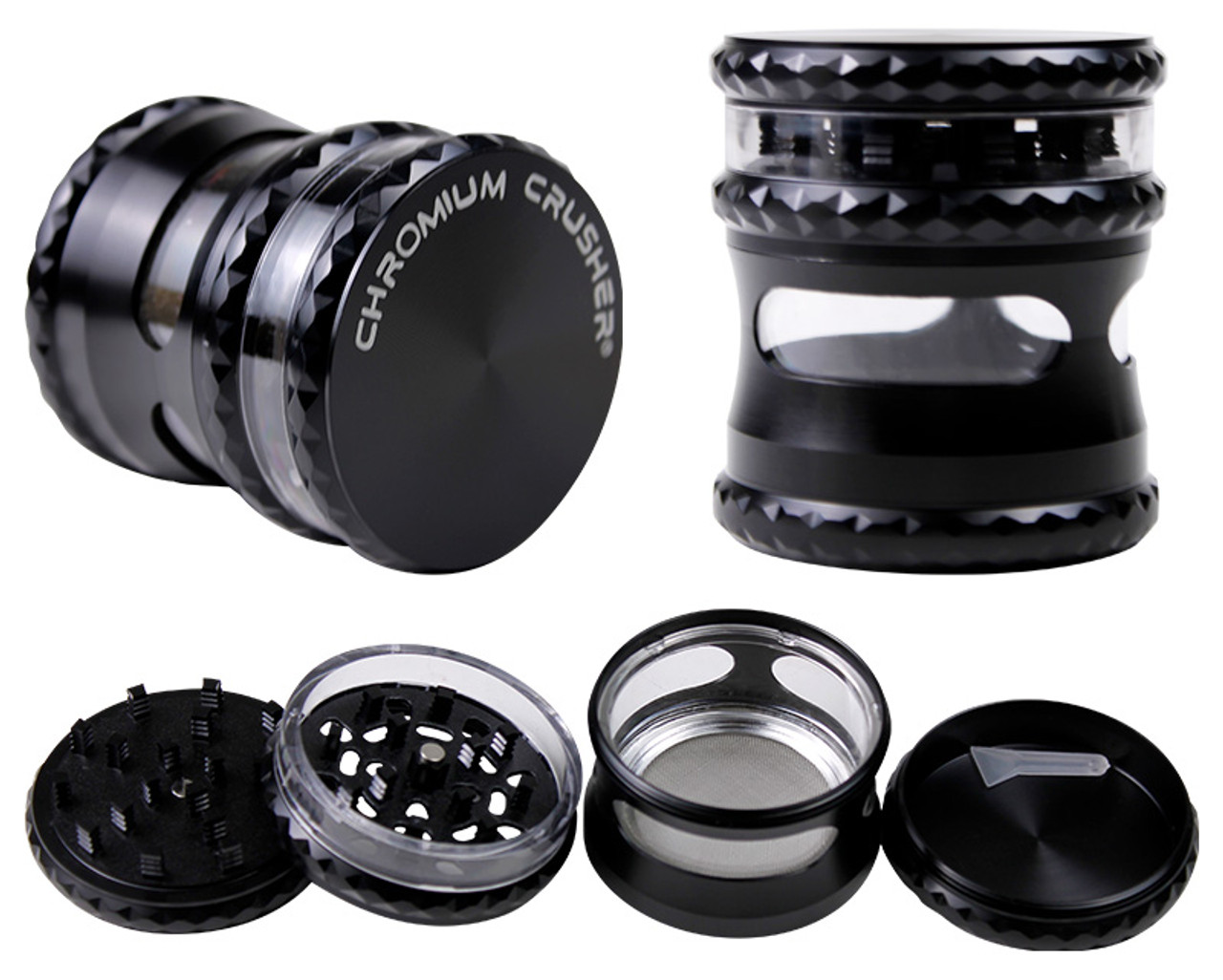 Chromium Crusher - Diamond Grip - Window - XL Storage - 2.5in