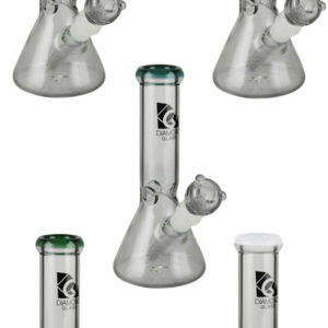 Diamond Glass Sugar Beaker - 8"