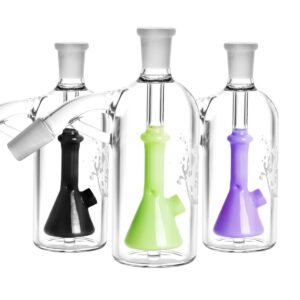 Pulsar Beaker Perc 45 Degree Ash Catcher | 5.5" | Colors Vary