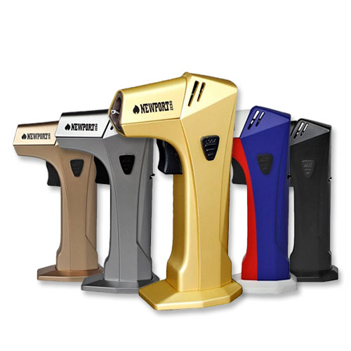 Newport Double Flame Metal Torch