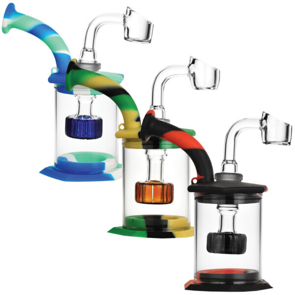 Silicone Glass Rig w Disc Perc - 5"
