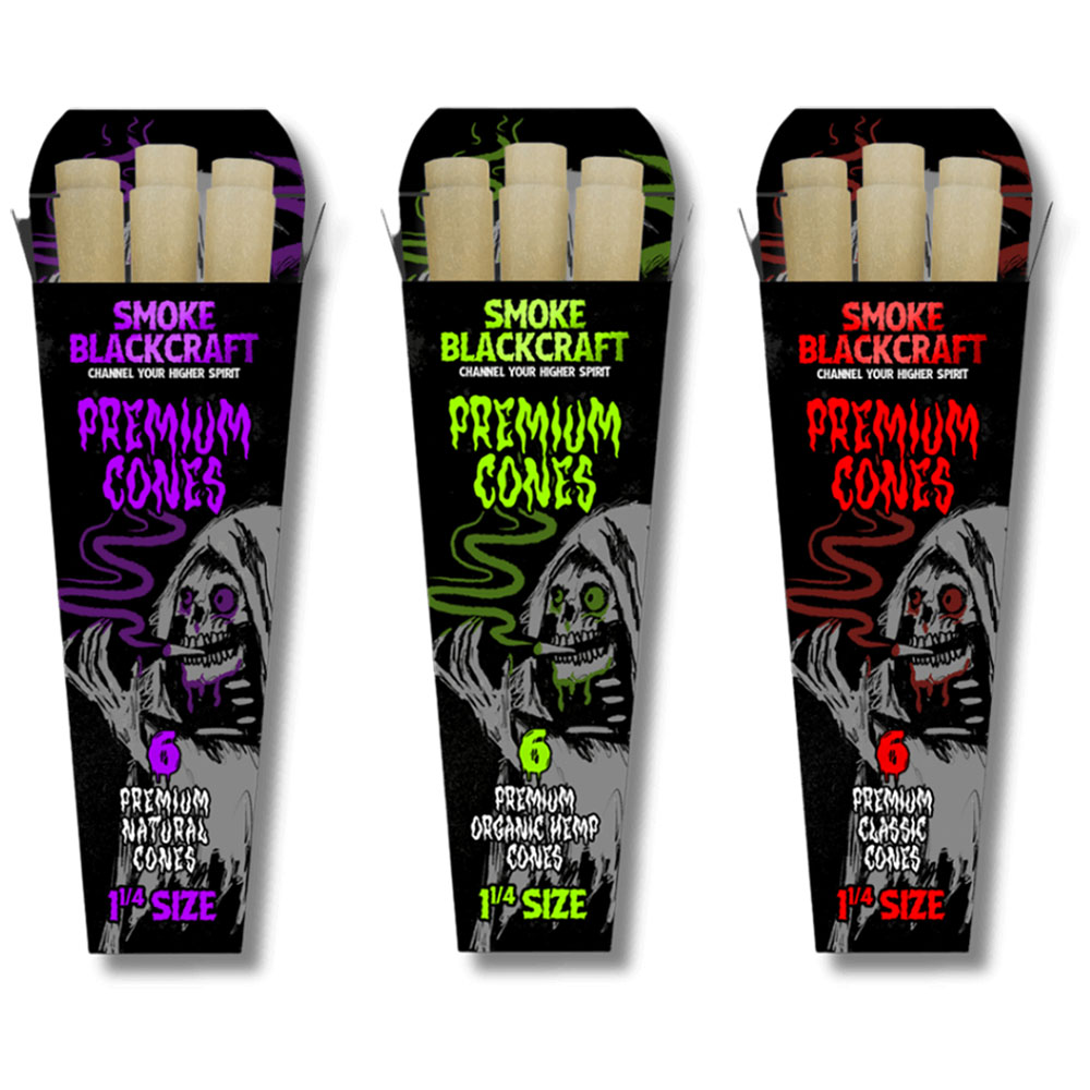 Smoke BlackCraft Cones | 1 1/4"