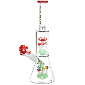 Pulsar Shroom Life Beaker Water Pipe | 11.75"