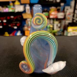 Haha Glass Satin Rainbow Cone Rig